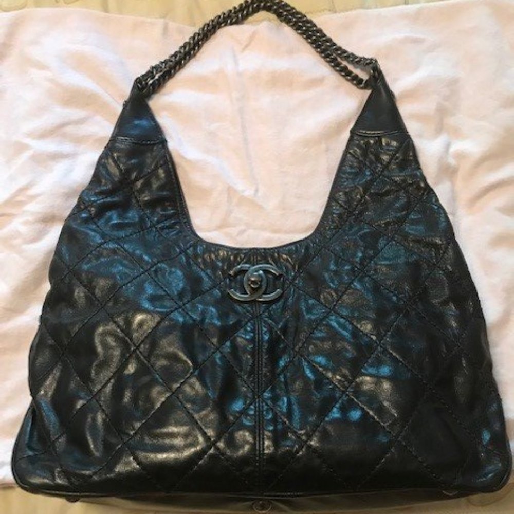 Chanel Quilted Hobo Bag